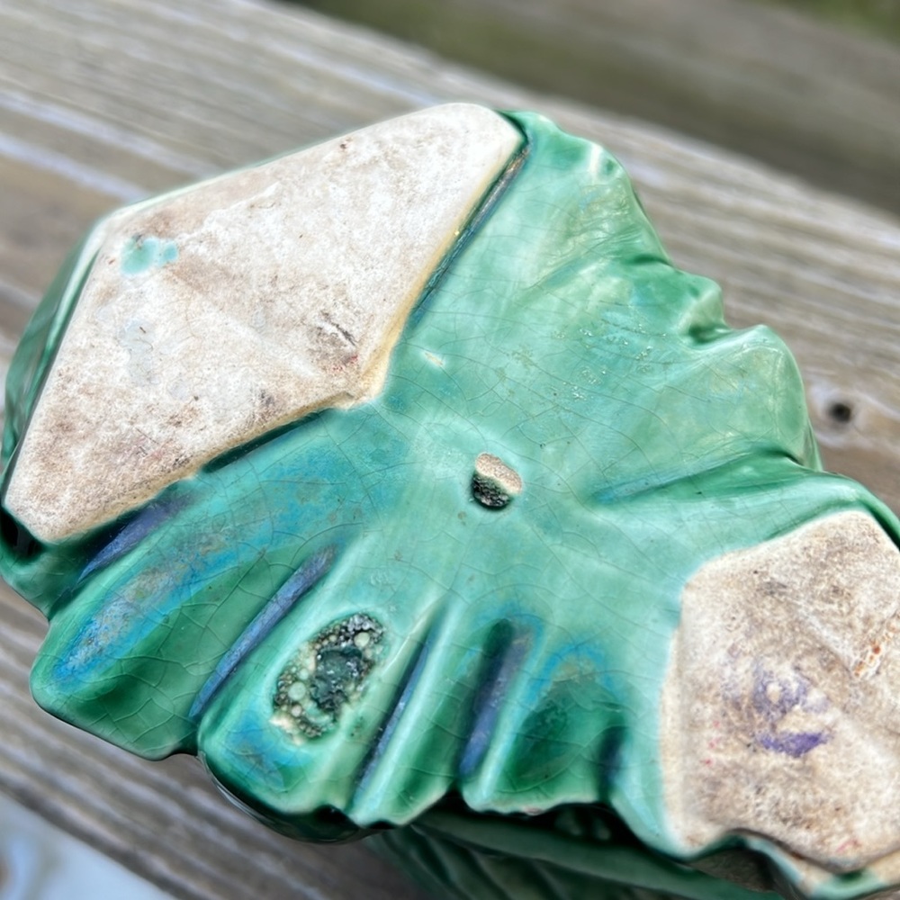 VTG McCoy Design Green Pottery Planter - Picture 9 of 10